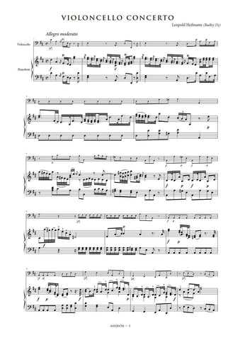 Hofmann and Kraus Concertos