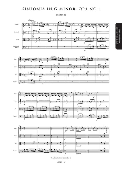 Beck, Franz: Symphonies Vol. 1: Six Symphonies, Op. 1 (=AE090-095) (AEB1)