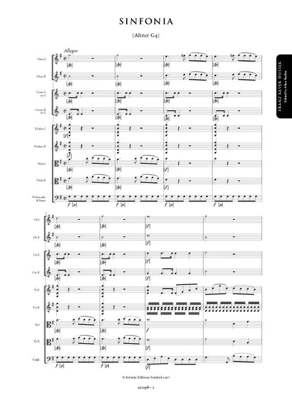 Dussek, Franz Xaver: Symphony in G major (Altner G4) (AE098)