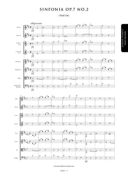 Stamitz, Johann: Symphony in D major, Op. 7, No. 2 (AE110)