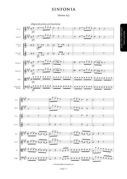 Ordonez, Karl von: Symphony in A major (Brown A4) (AE119)