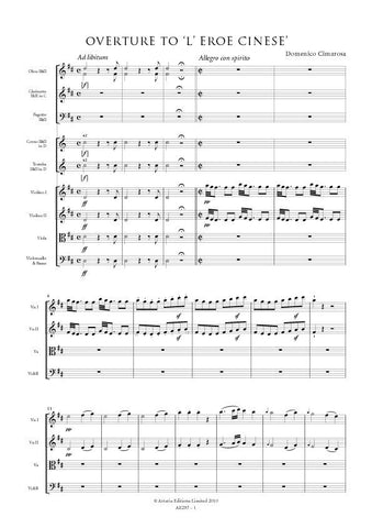 Cimarosa, Domenico: Overture to 'L'eroe cinese' (AE297)