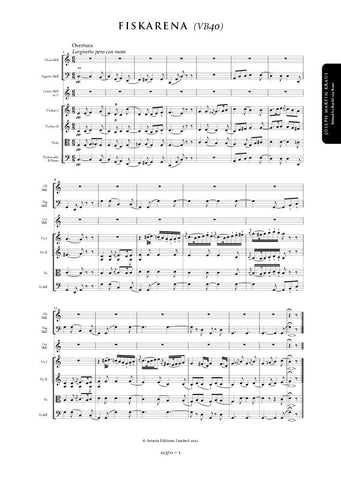 Kraus, Joseph Martin: Fiskarena: Comedy Ballet in One Act (VB 40) (AE370)
