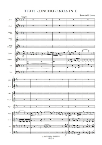 Devienne, François: Flute Concerto No.6 in G (AE517)