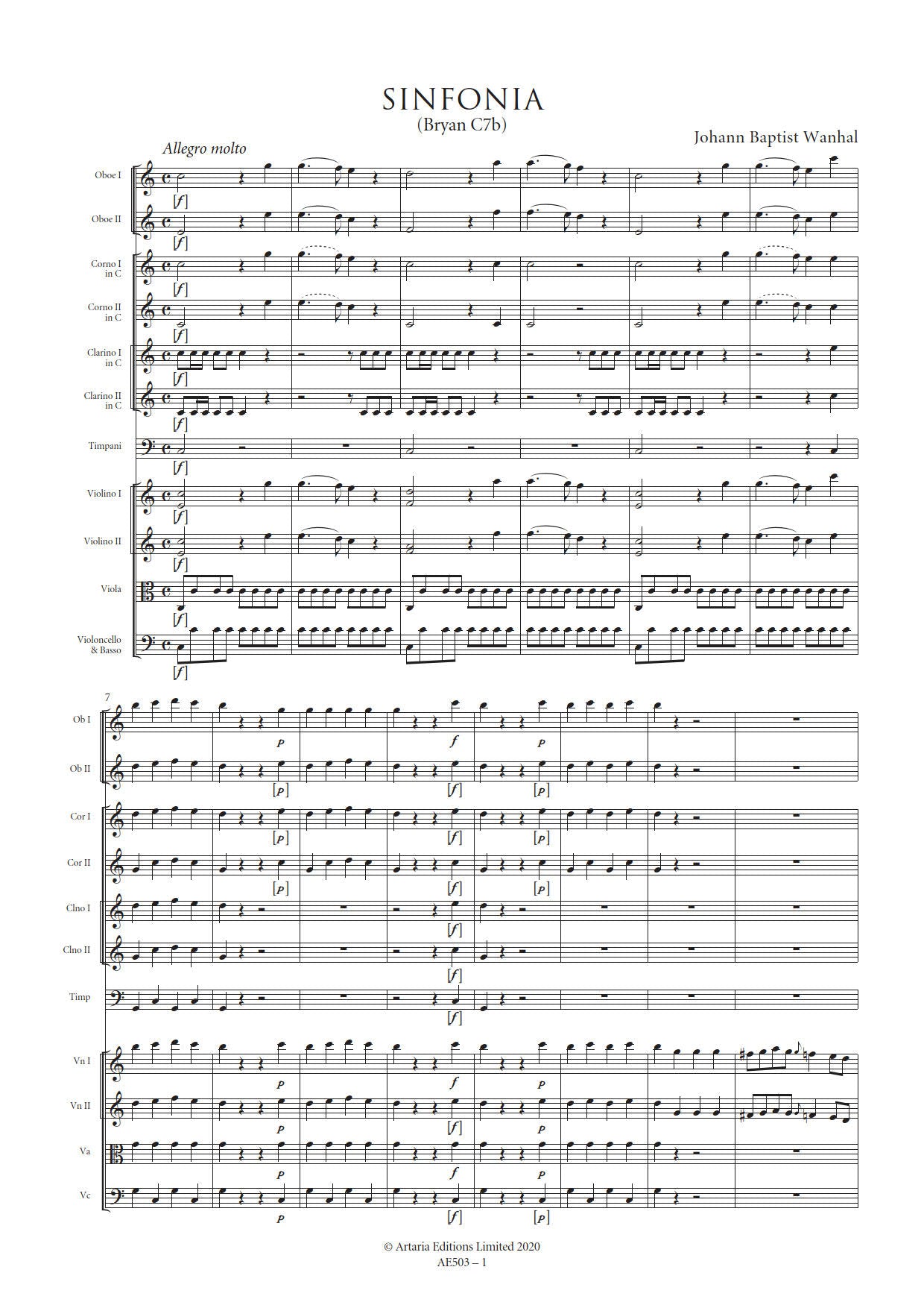 Grand Piano Records- VANHAL, JOHANN BAPTIST
