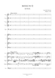 Hofmann, Leopold: Missa in D (Badley C13b) (AE624)