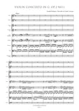 Saint-Georges, Joseph Bologne de: Violin Concerto in G major, Op.2 No.1 (AE625)