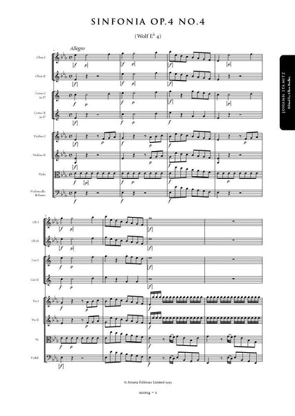 Stamitz, Johann: Symphony in E flat major, Op. 4, No. 4 (Wolf E flat 4) (AE004)
