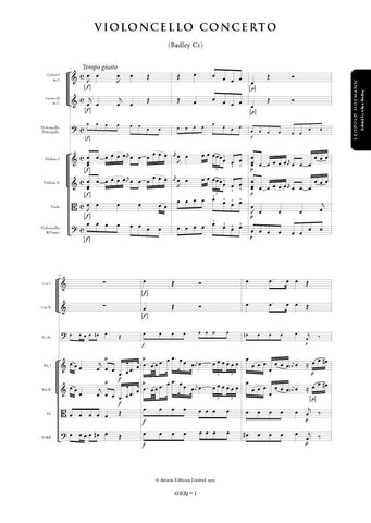 Hofmann, Leopold: Cello Concerto in C major (Badley C1) (AE029)