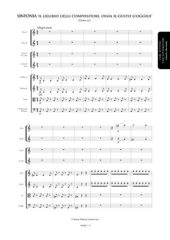 Dittersdorf, Carl Ditters von: Sinfonia (in A minor) Il deliro delli compositori (AE033)