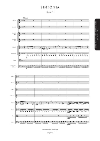 Dittersdorf, Carl Ditters von: Symphonies Vol. 2: 3 Symphonies (=AE036-038) (AED2)