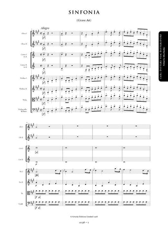 Dittersdorf, Carl Ditters von: Symphony in A major (Grave A6) (AE136)