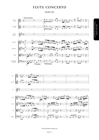 Hofmann, Leopold: Flute Concert in D major (Badley D6) (AE141)