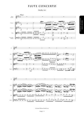 Hofmann, Leopold: Flute Concerto in A major (Badley A2) (AE143)