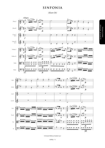 Mozart, Leopold: Sinfonia in G major (Eisen G8) (AE165)