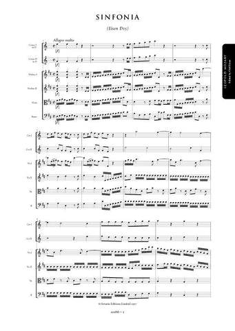 Mozart, Leopold: Symphony in D major (Eisen D15) (AE166)