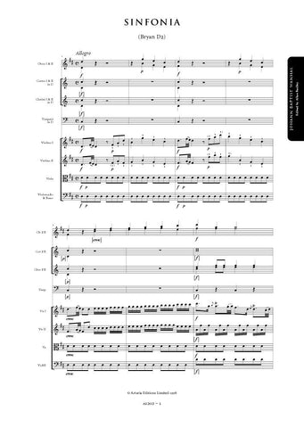 Wanhal, Johann Baptist: Symphony in D major (Bryan D2) (AE202)