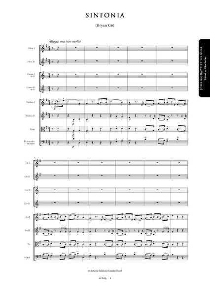 Wanhal, Johann Baptist: Symphony in G major (Bryan G6) (AE204)