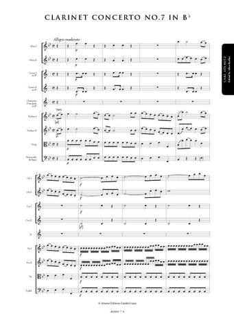 Stamitz, Carl: Clarinet Concerto No.7 in B flat major (AE210)