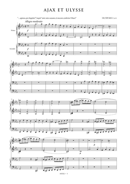 Dittersdorf, Carl Ditters von: Sonata Ajax et Ulysse (AE215)