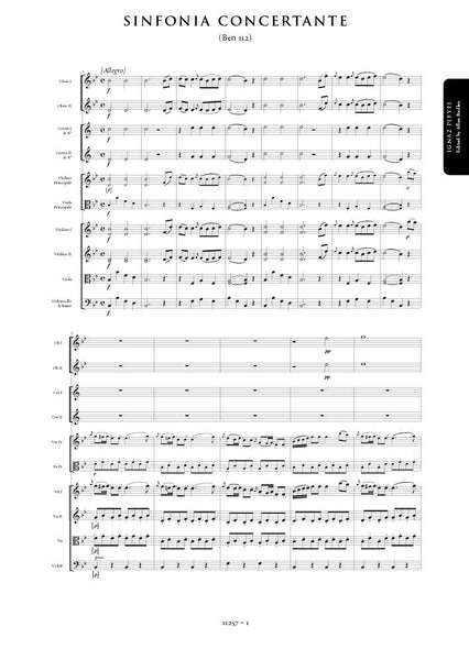 Pleyel, Ignaz: Sinfonia Concertante in B flat major (Benton 112) (AE257)