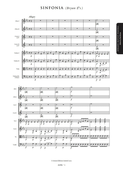 Wanhal, Johann Baptist: Symphony in E flat major (Bryan Eb1) (AE289)
