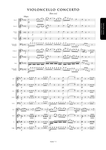Pleyel, Ignaz: Cello Concerto in D major (Benton 105) (AE303)