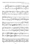 Pleyel, Ignaz: Three Duos for Violin & Cello (Benton 501-503) (AE408)
