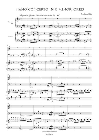 Ries, Ferdinand: Piano Concerto No.6 in C Major, Op.123 [Study Edition] (AE420/SE)
