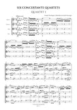 Saint-Georges, Joseph Bologne de: Six Concertante Quartets (AE431)