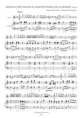 Kraus, Joseph Martin: Sonata for Violin & Harpsichord in D minor (VB 157) (AE432)
