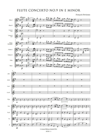 Devienne, François: Flute Concerto No.9 in E minor (AE520)