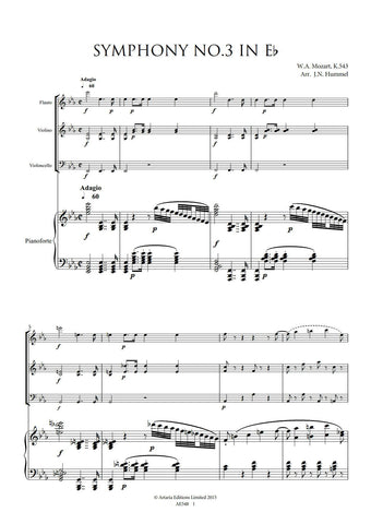 Hummel, Nepomuk Hummel: Mozart's Six Grand Symphonies No.3 in B-flat Major, K.543 (AE548)