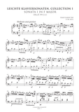 Türk, Daniel Gottlob: Leichte Klaviersonaten, Collection I (AE567)