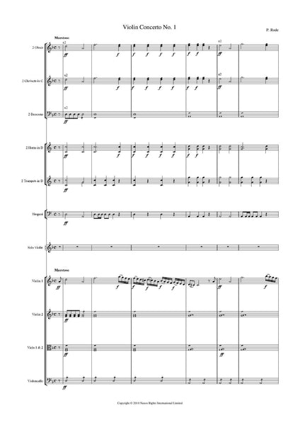 Pierre, Rode: Violin Concerto No.1 in D Minor, Op.3 (Rode001)