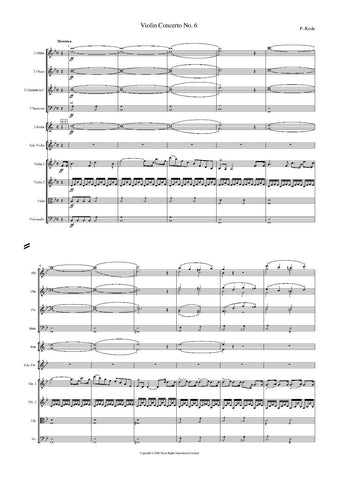 Pierre, Rode: Violin Concerto No. 6 in B-flat Major, Op. 8 (Rode006)